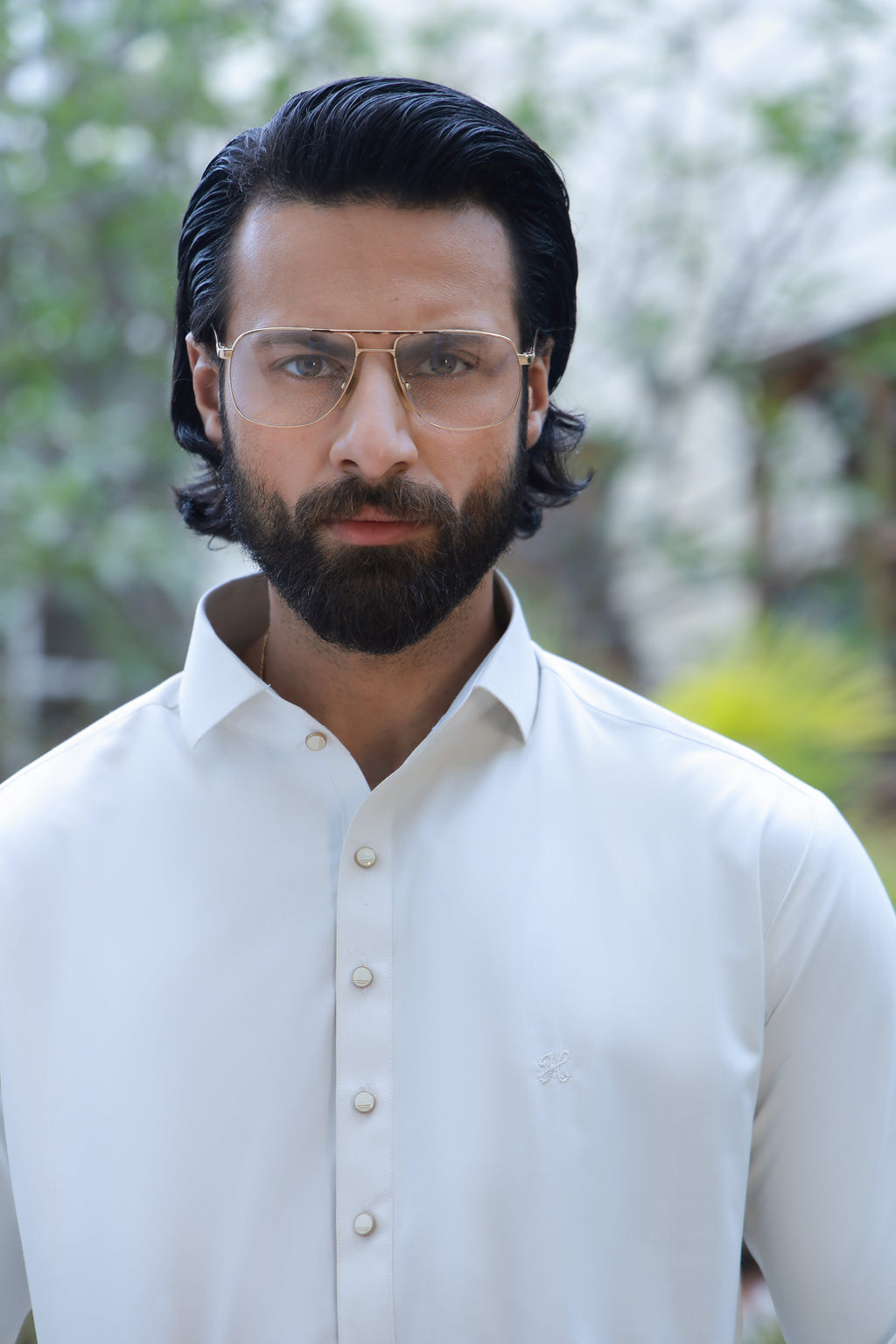 CREAM TOYYOBO KURTA FARSHI PAJAMA