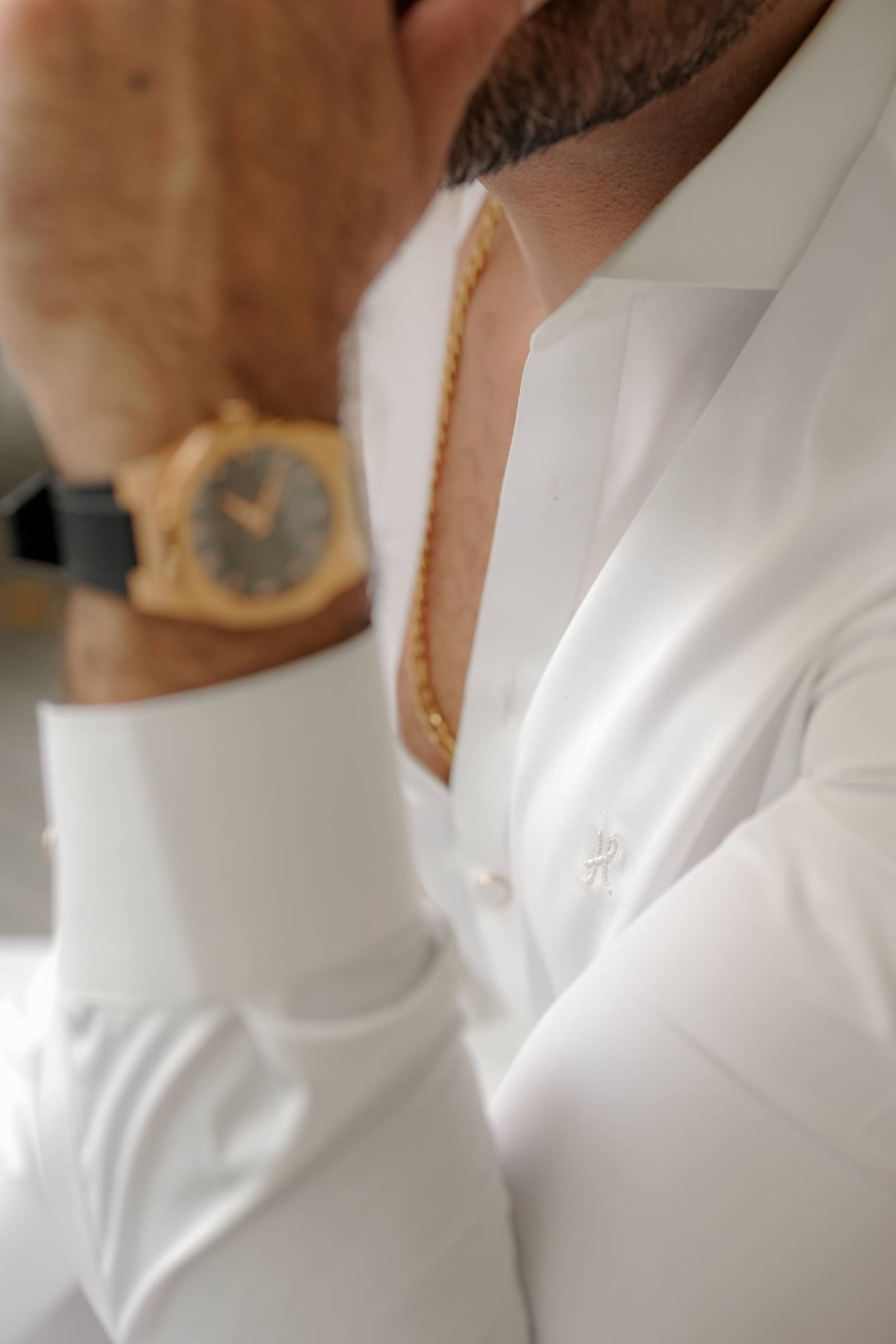 WHITE KURTA FARSHI PAJAMA